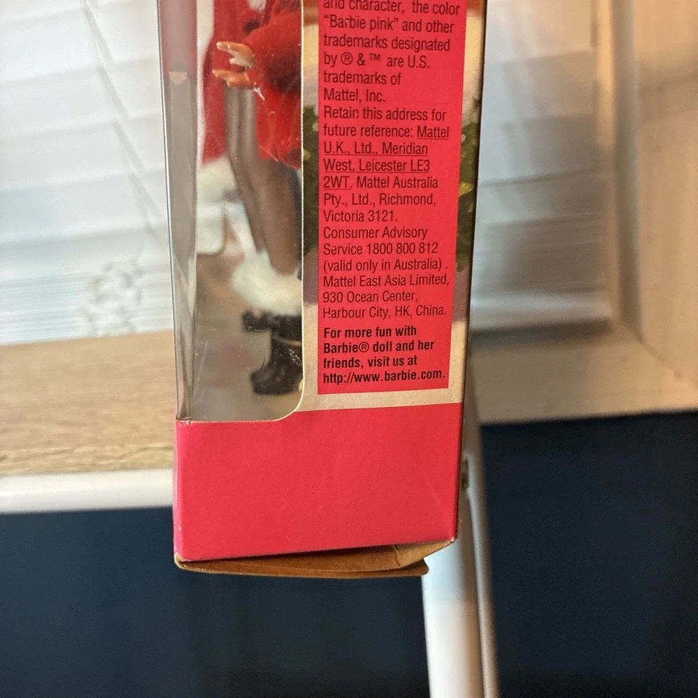 Barbie Holiday Sisters Kelly & Stacie 1999 3-Doll Set Red Santa  New NICE!
